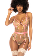 Florence Garden Embroidered Bodysuit | Lavah Intimates