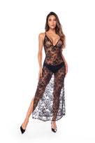 Elowen Sheer Lace Slip Gown