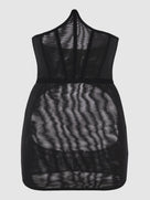 Devon Mesh Backless Corseted Skirt | Lavah Intimates