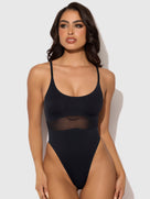 Katrina Micro Mesh High Hip Shaping Bodysuit | Lavah Intimates