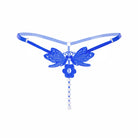 Embroidered Butterfly Pearl G-String | Lavah Intimates