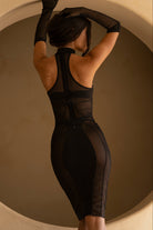 Halter Sculpt Mesh Dress | Lavah Intimates