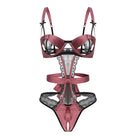 Calista Satin Bow Open Bodysuit
