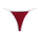 Daily Ribbed Lace Thong