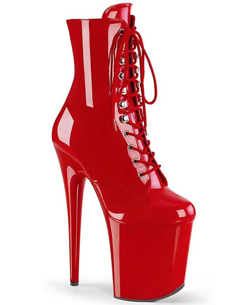 Pleaser Boots  LAVAH LINGERIE & INTIMATES Red 34 