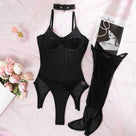 Carmen Garter Bodysuit & Stocking Set