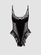Mireille Velvet & Lace Bodysuit