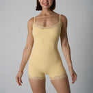 Sculpt Lace-Hem Shaping Romper
