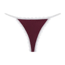 Daily Ribbed Lace Thong
