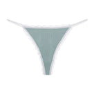 Daily Ribbed Lace Thong