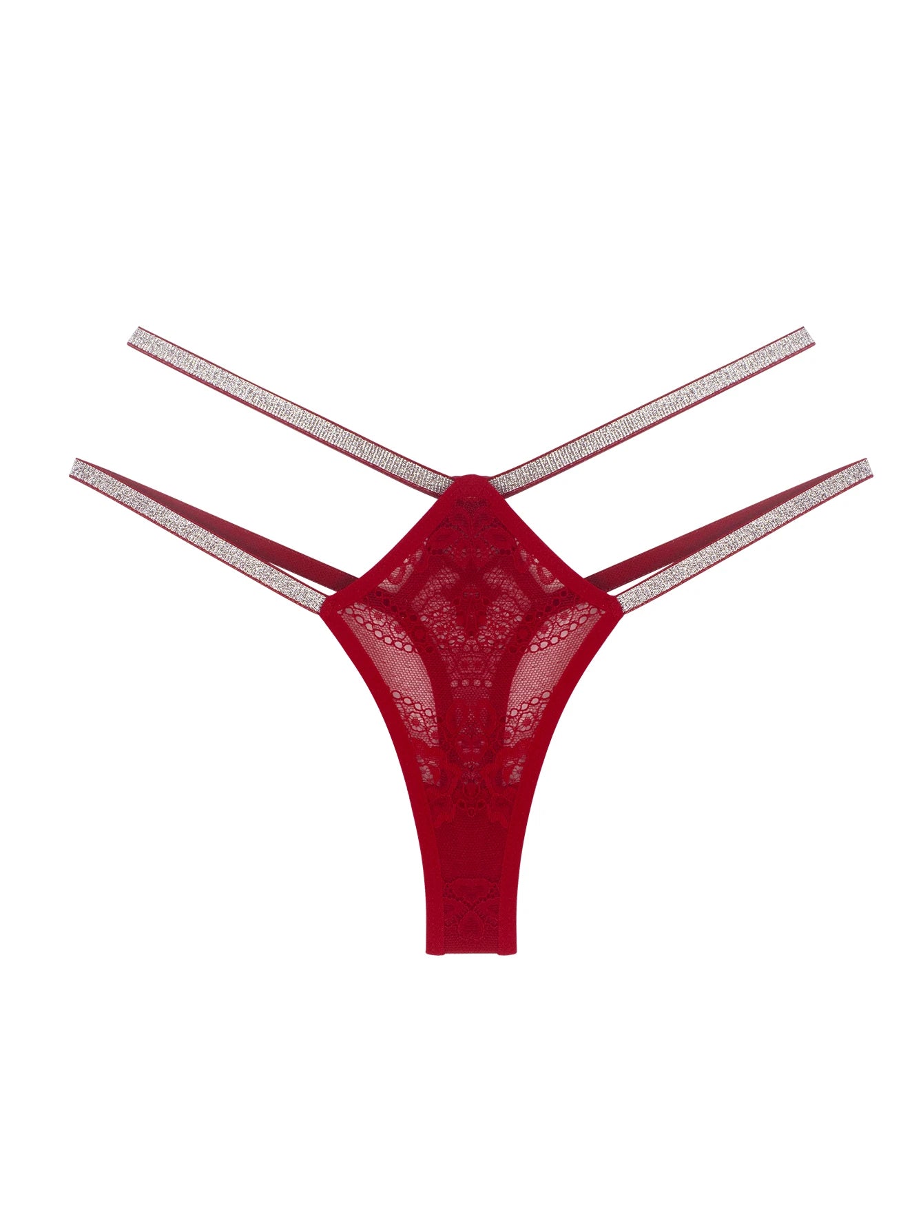 Sparkle Lace Strappy G-String | Lavah Intimates