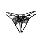 Cleo Pearl Bow Lace Thong