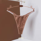 Halo Rhinestone Belt Thong