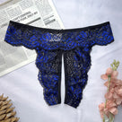 Crotchless Lace Thong | Lavah Intimates