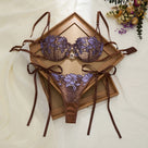Iris Embroidered Balconette Set