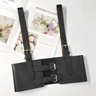 Knox Faux-Leather Cage Belt