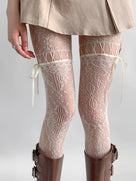 Enchanted Lace Thigh High Stockings | Lavah Intimates