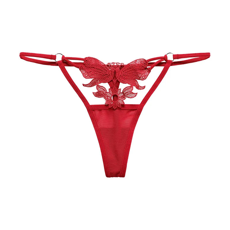 Dalia Thong  LAVAH LINGERIE & INTIMATES Red S 