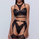 Astrid Mesh Harness Garter Set