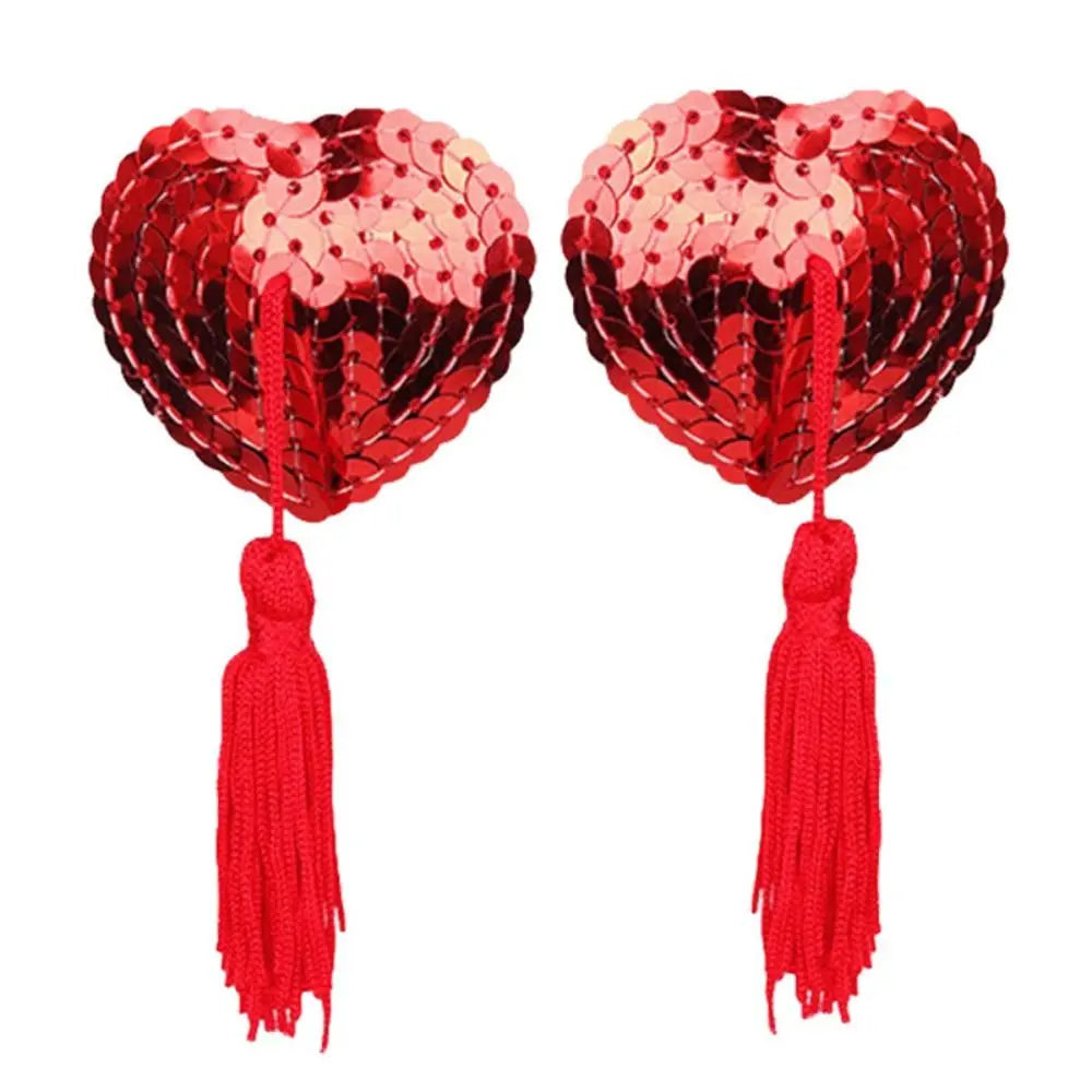 Sequin Heart Pasties | Lavah Intimates