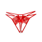 Cleo Pearl Bow Lace Thong