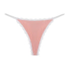 Daily Ribbed Lace Thong