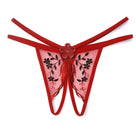 Wren Blossom Embroidered Thong