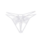 Cleo Pearl Bow Lace Thong