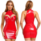 Roxanne High-Shine Cut-Out Mini Dress