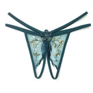 Wren Blossom Embroidered Thong