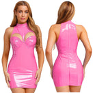 Roxanne High-Shine Cut-Out Mini Dress