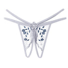 Wren Blossom Embroidered Thong