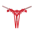 Amalie Applique Rhinestone G-String