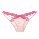 Elegant Cross Band Lace Panties | Lavah Intimates