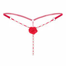 Rose Pearl Crotchless G-String | Lavah Intimates