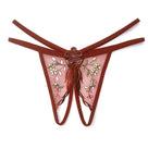 Wren Blossom Embroidered Thong