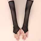 Ivy Sheer Mesh Fingerless Gloves