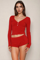 Soft Long Sleeve Loungewear Set | Lavah Intimates