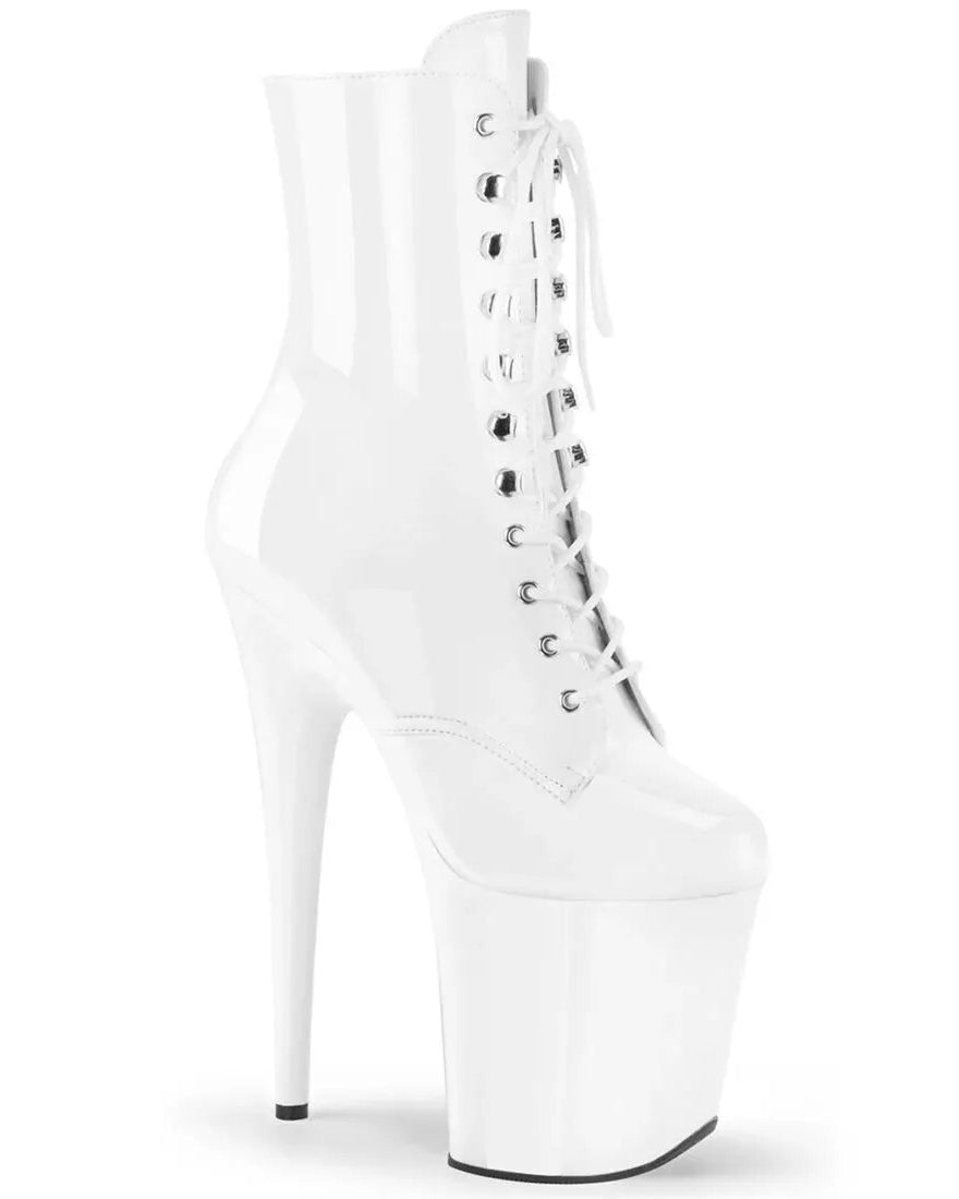 Pleaser Boots  LAVAH LINGERIE & INTIMATES White 34 