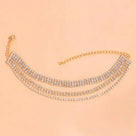 Isla Layered Crystal Anklet