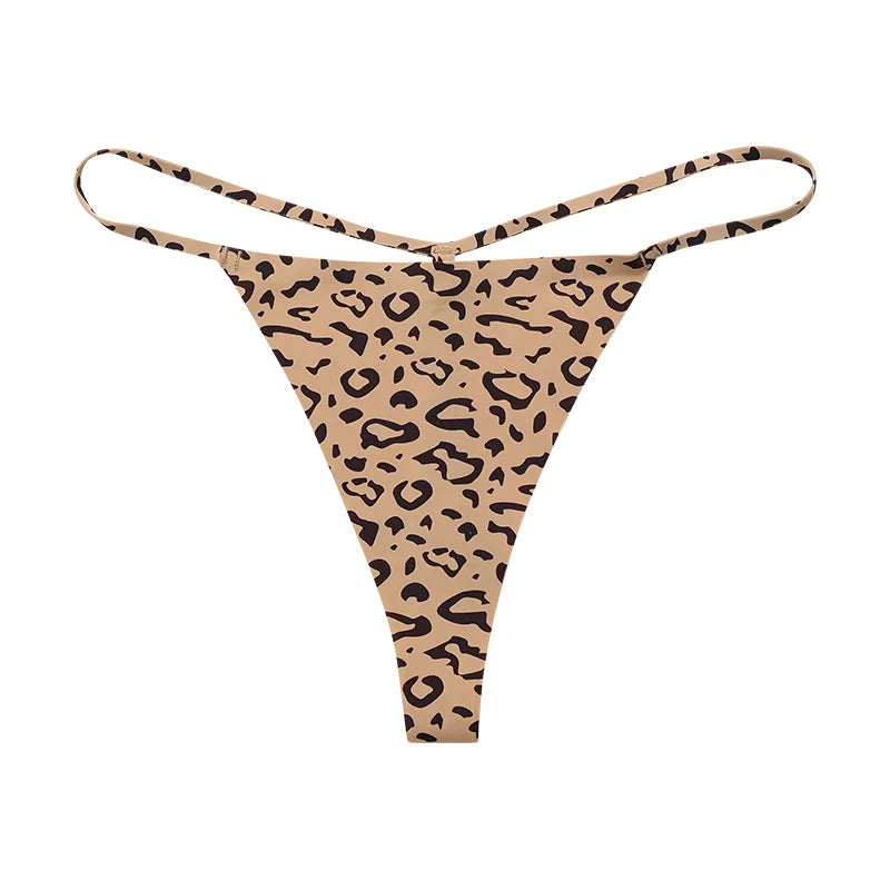 Seamless Leopard G-String  LAVAH LINGERIE & INTIMATES Neutral Leopard S 