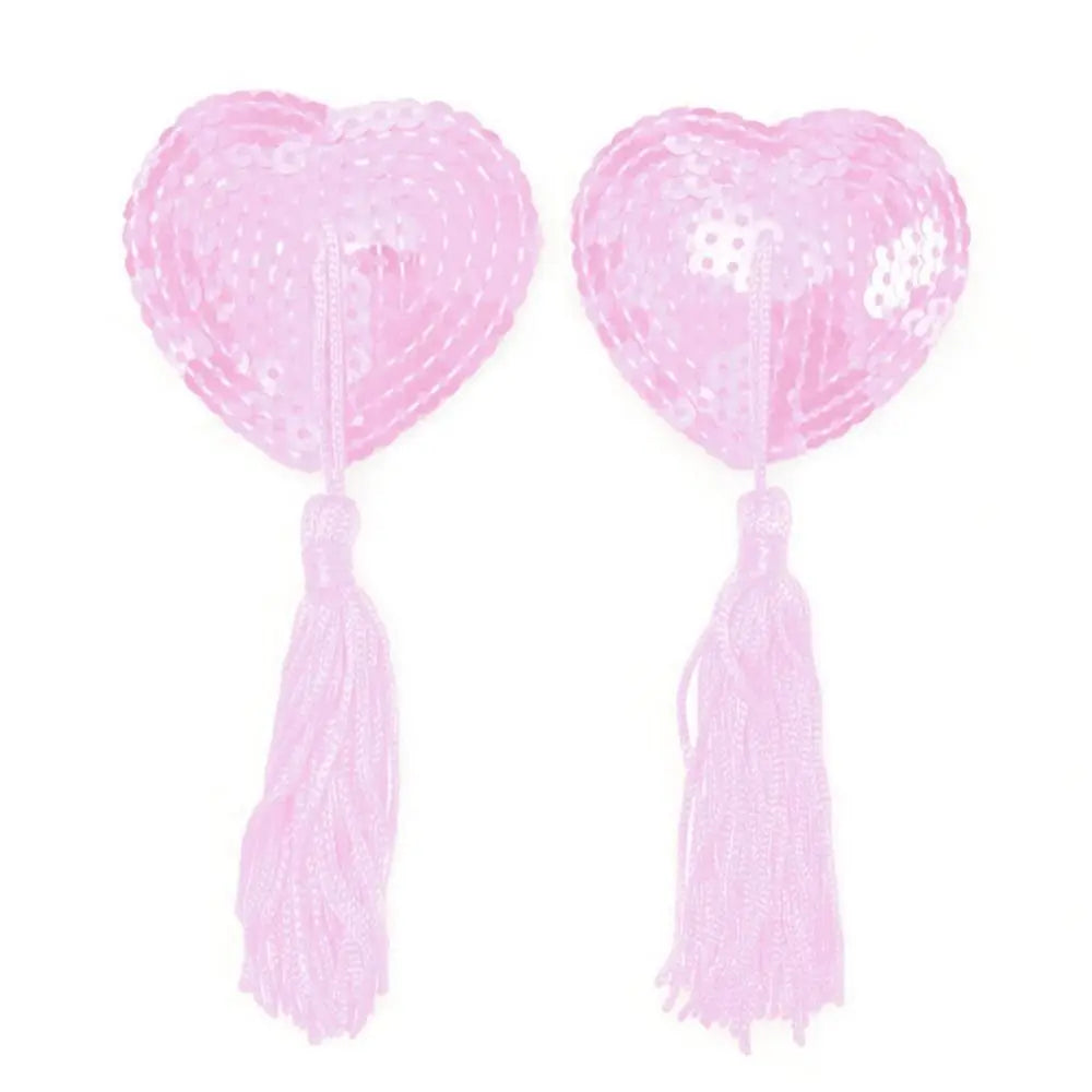 Sequin Heart Pasties | Lavah Intimates