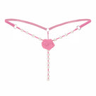 Rose Pearl Crotchless G-String | Lavah Intimates