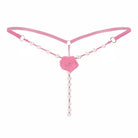Rose Pearl Crotchless G-String | Lavah Intimates