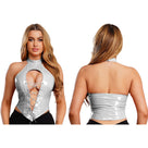 Raven Lace-Up Halter Top