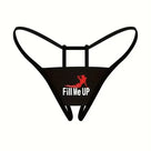 Tease Print Mesh G-String