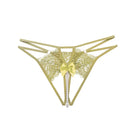 Cleo Pearl Bow Lace Thong