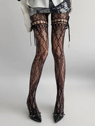 Enchanted Lace Thigh High Stockings | Lavah Intimates