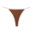 Daily Ribbed Lace Thong