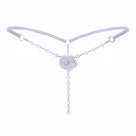 Rose Pearl Crotchless G-String | Lavah Intimates